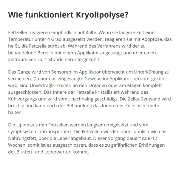 Fettpolster einfrieren für 71332 Waiblingen - Kernstadt, Kernstadt-Süd, Kernstadt-Nord, Bad, Neustadt, Kleinhegnach oder Hohenacker, Hirschlauf, Hegnach